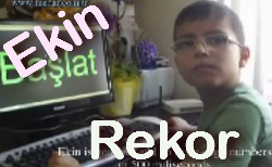 Dünya rekortmeni Ekin